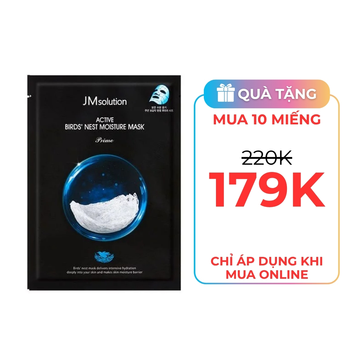 Mặt Nạ JM Solution Mask Chống Lão Hóa Tổ Yến