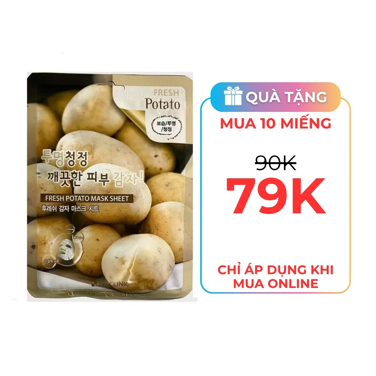 Mặt Nạ 3W - Khoai Tây