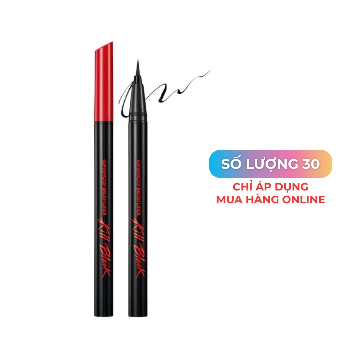 Dạ Kẻ Mắt CLIO Superproof Brush Liner Kill Black Màu Đen