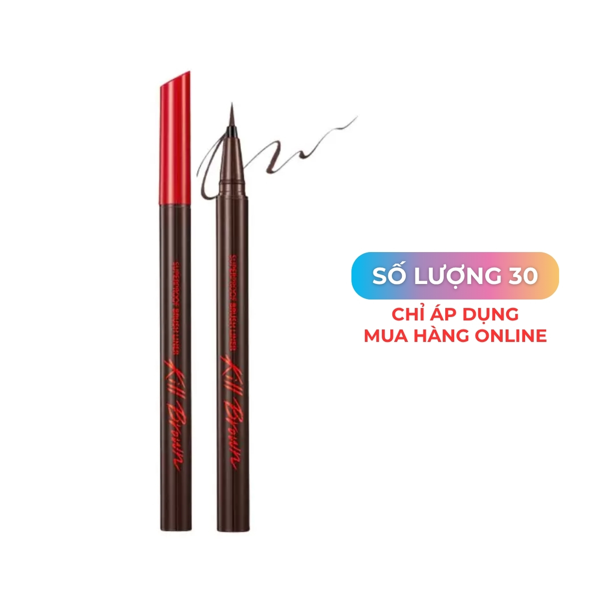 Dạ Kẻ Mắt CLIO Superproof Brush Liner Kill Black Màu Nâu