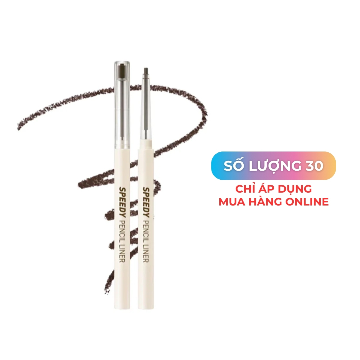 Chì Kẻ Mắt Peripera Speedy Pencil Liner - 001 Melloy Black