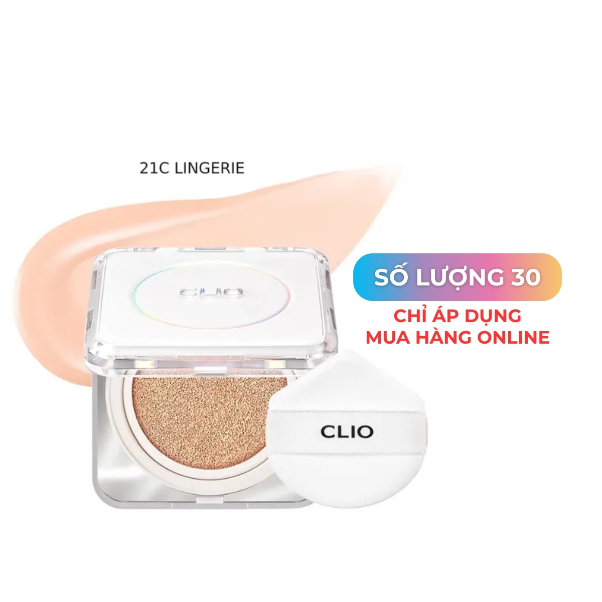 Phấn Nước Clio Kill Cover Founwear Cushion The Original SPF50+ PA+++ 21C Lingerie