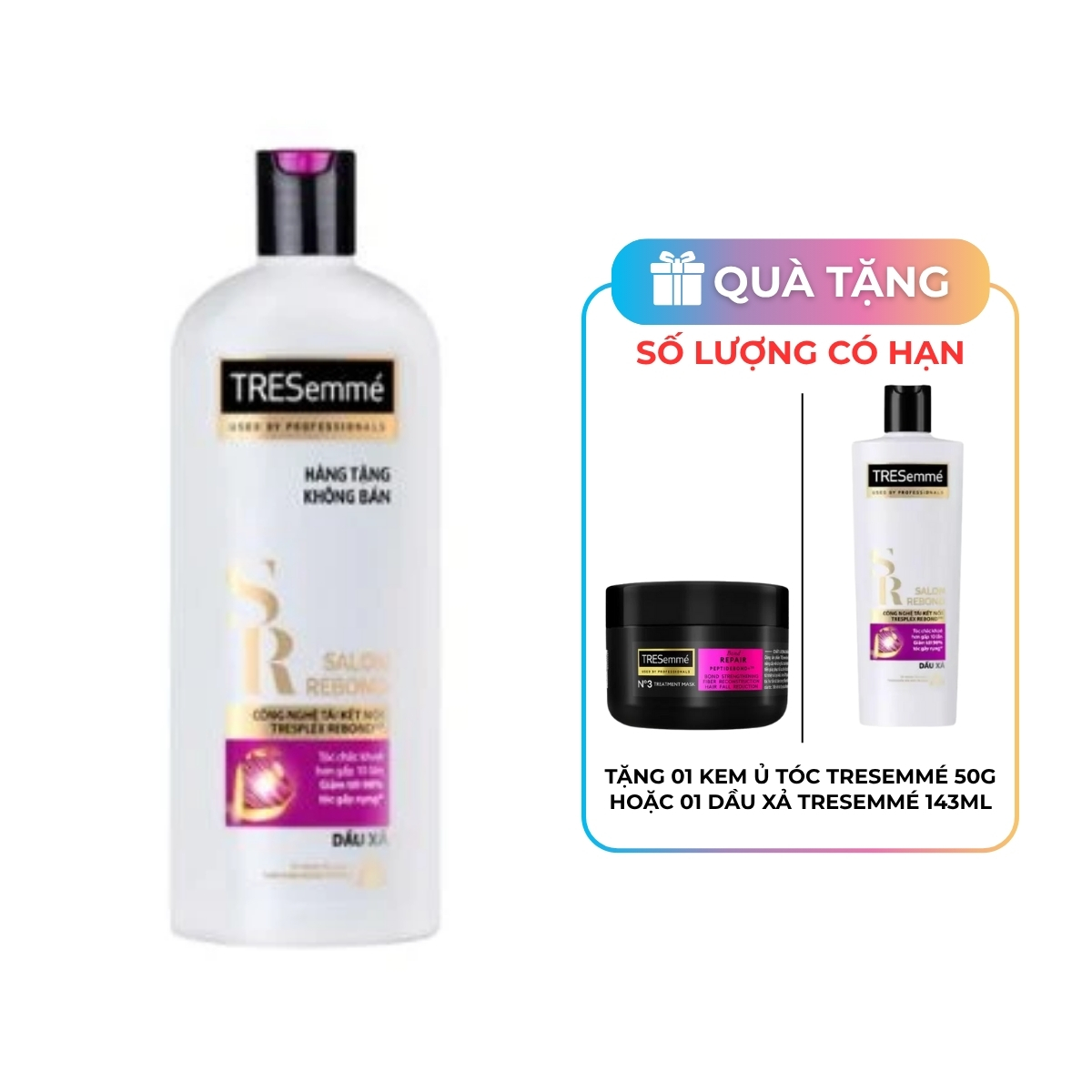 Dầu Xả TRESemmé Salon Rebond Ngăn Rụng Tóc 70g