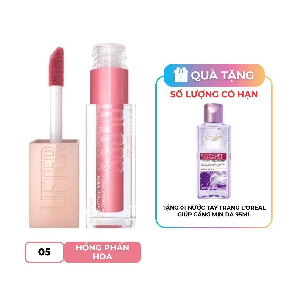 Son Bóng Maybelline New York Lifter Gloss 005 Petal