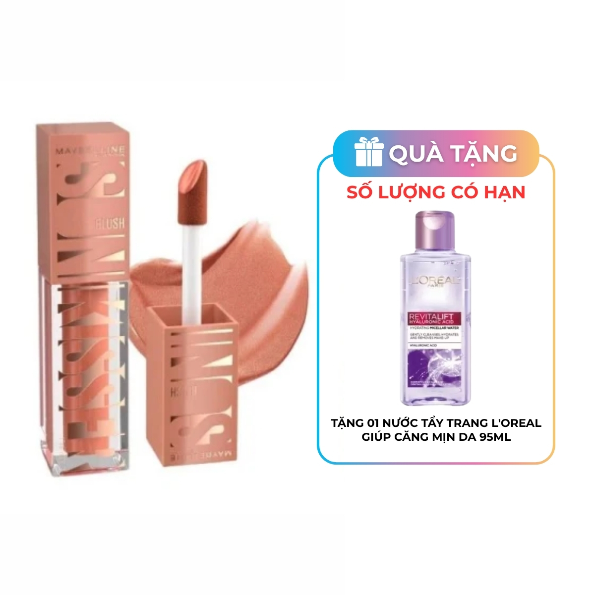 Má Hồng Dạng Kem Maybelline New York Sunkisser Blush - 08 Shades On