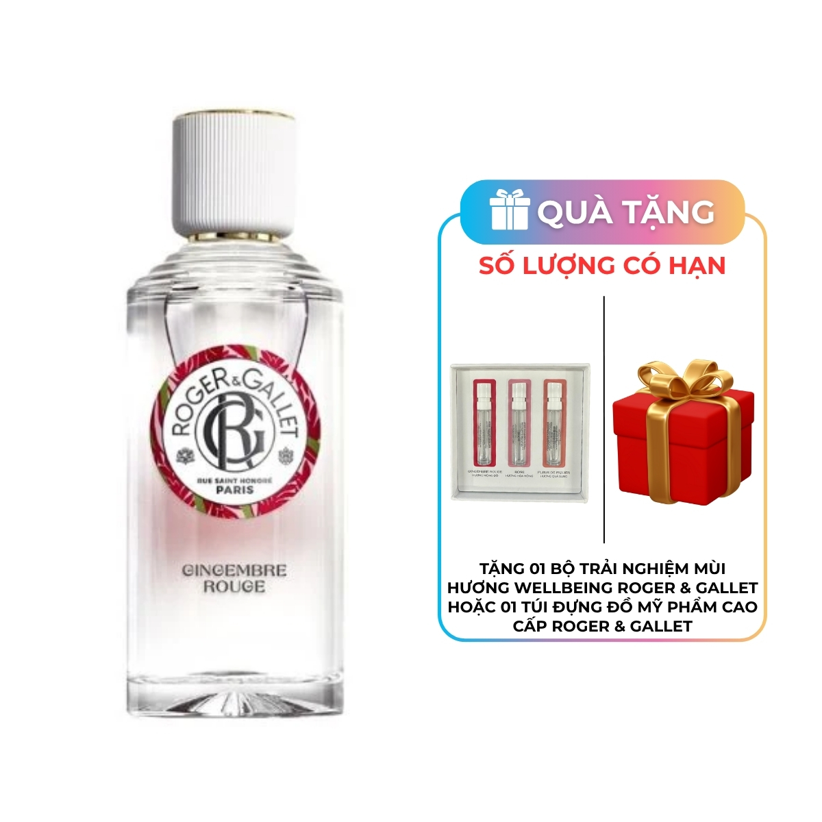 Nước Hoa Roger & Gallet Gingembre Rouge 100ml