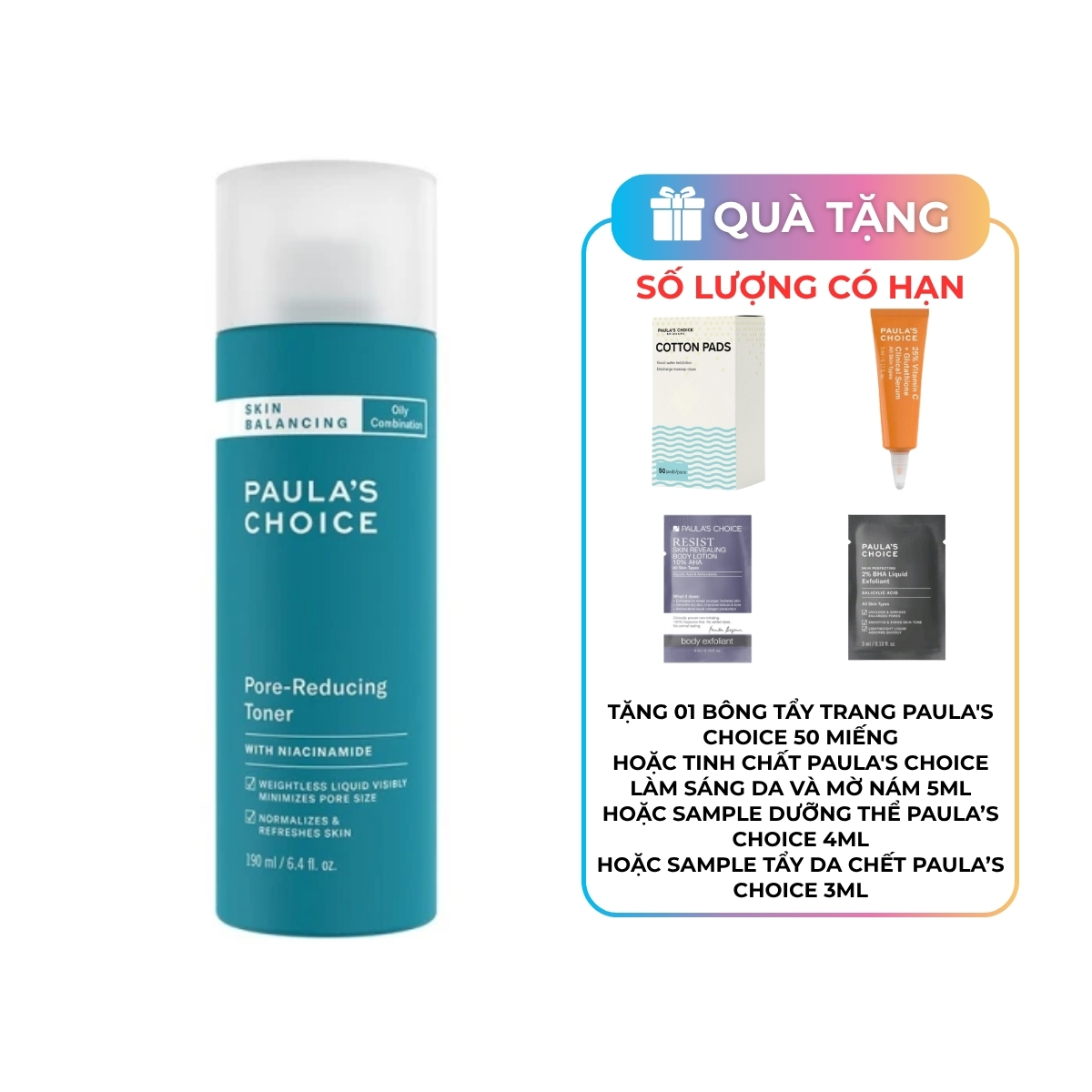 Nước Hoa Hồng Paula's Choice Cải Thiện Lỗ Chân Lông 190ml