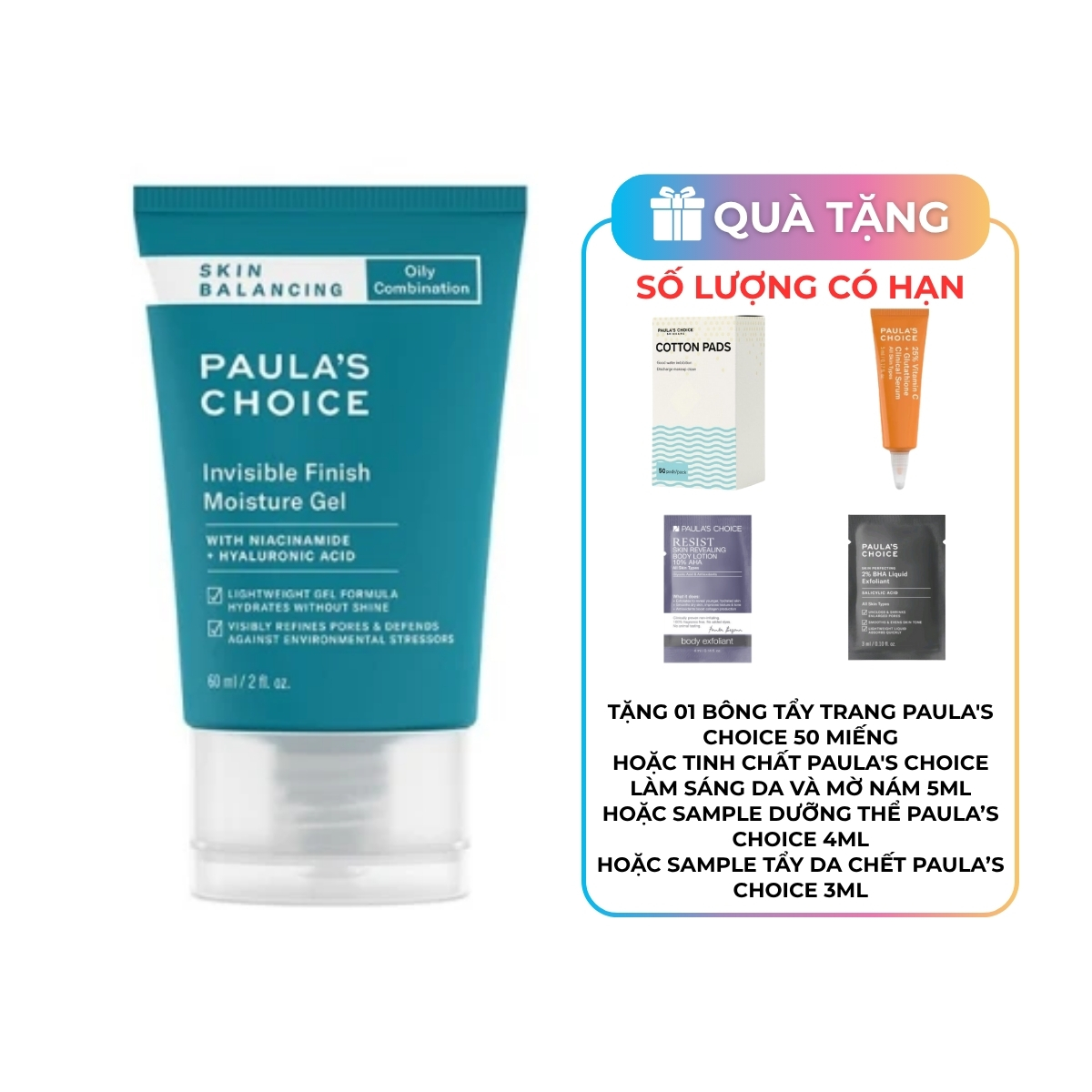 Gel Dưỡng Paula's Choice Cấp Ẩm, Làm Mềm Da Cho Ban Đêm 60ml