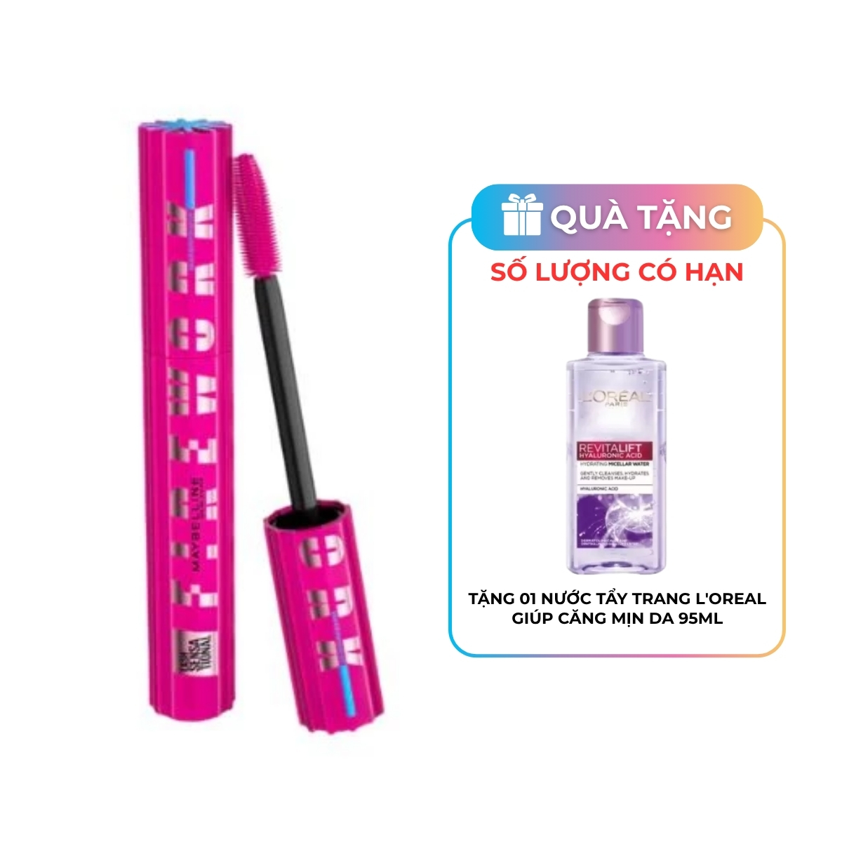 Mascara Maybelline New York Lash Sensational Firework Chống Nước 8.75ml