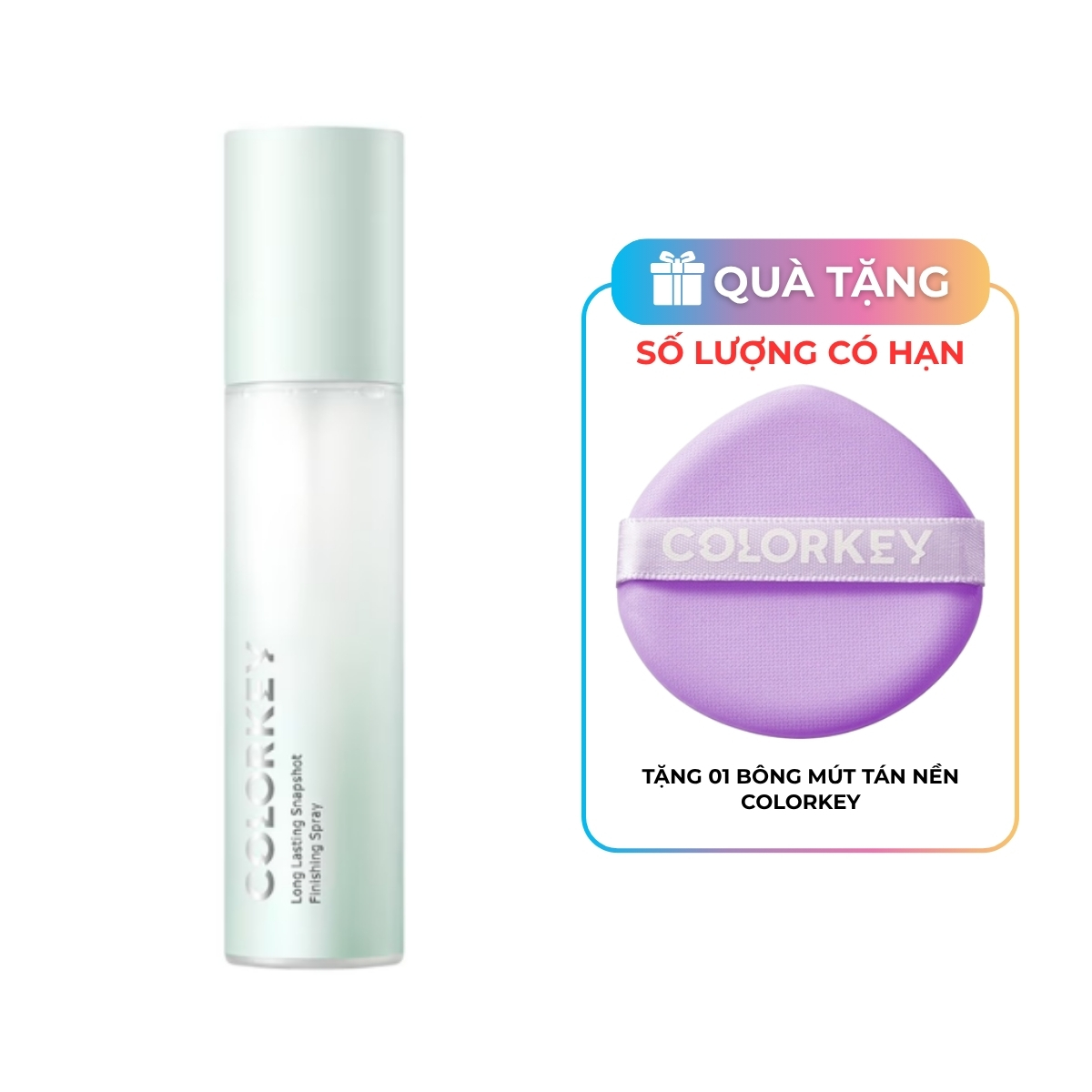 Xịt Khóa Nền Colorkey Long Lasting Snapshot Finishing Spray 100ml
