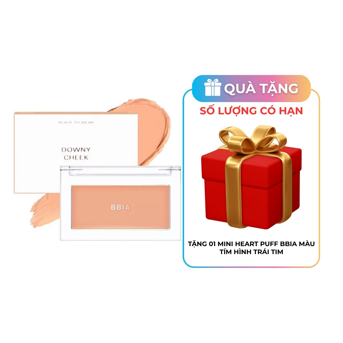 Phấn Má Bbia Ready To Wear Downy Cheek - 03 Downy Apricot