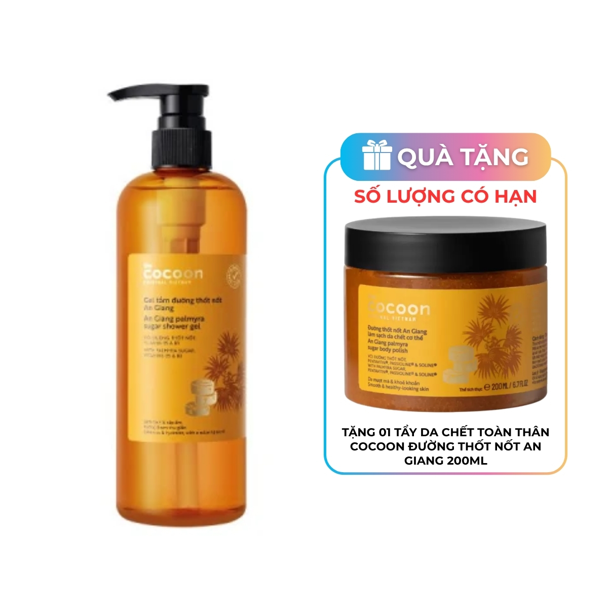 Gel Tắm Cocoon Đường Thốt Nốt 500ml