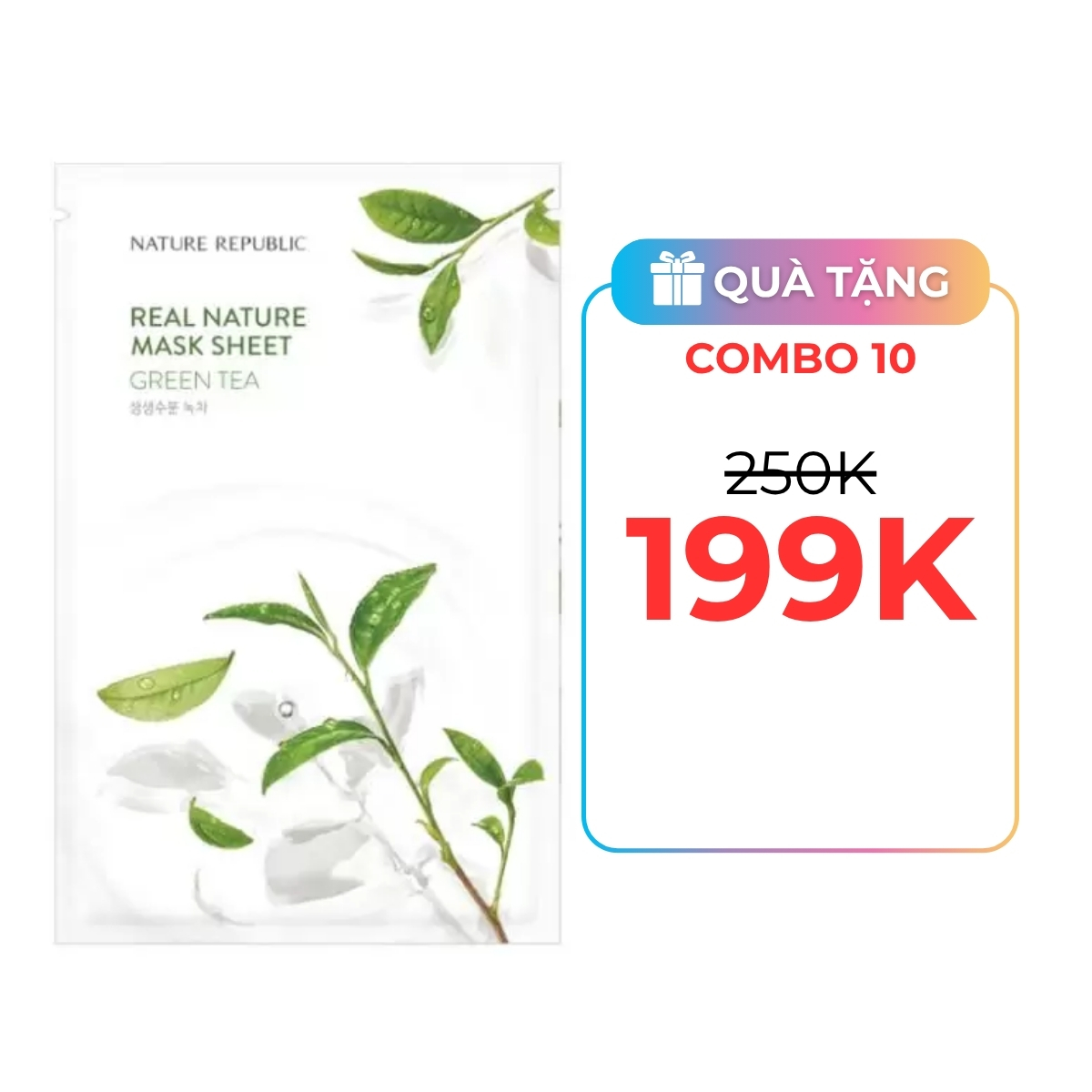 Mặt Nạ Nature Republic Green Tea - Chiết Xuất Trà Xanh 23ml
