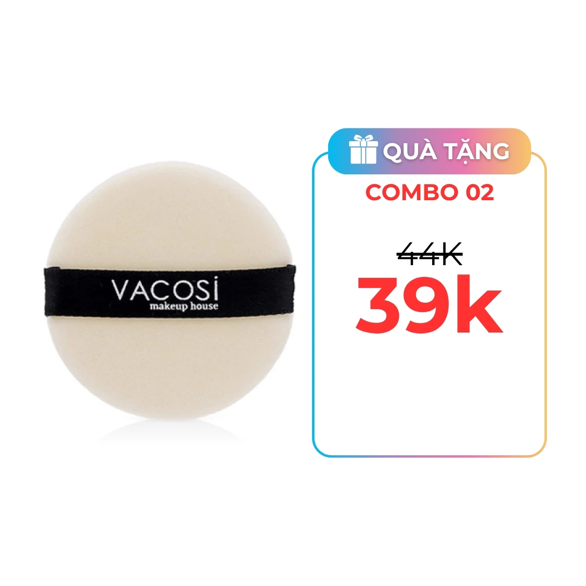 Bông Phấn Nước Vacosi Cushion Sponge BP22 1PCS