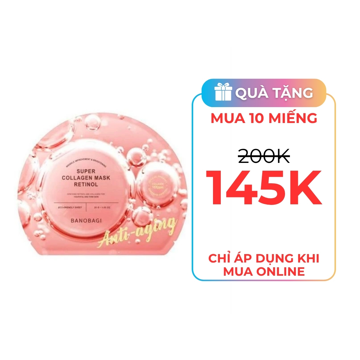 Mặt Nạ Banobagi Super Collagen Mask Retinol Anti-Aging 30g