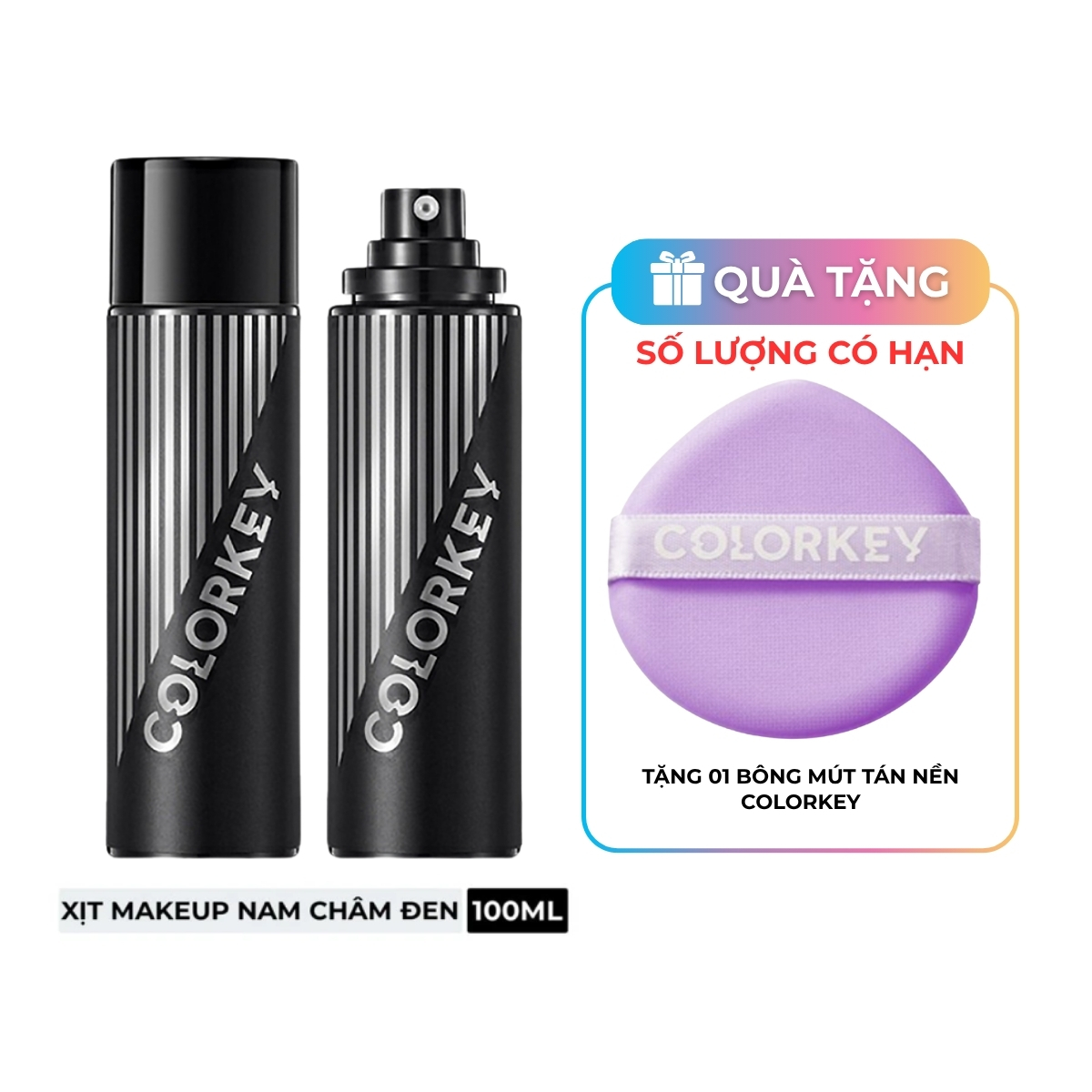 Xịt Khóa Nền Colorkey Airy Soft Matte Setting Spray 100ml