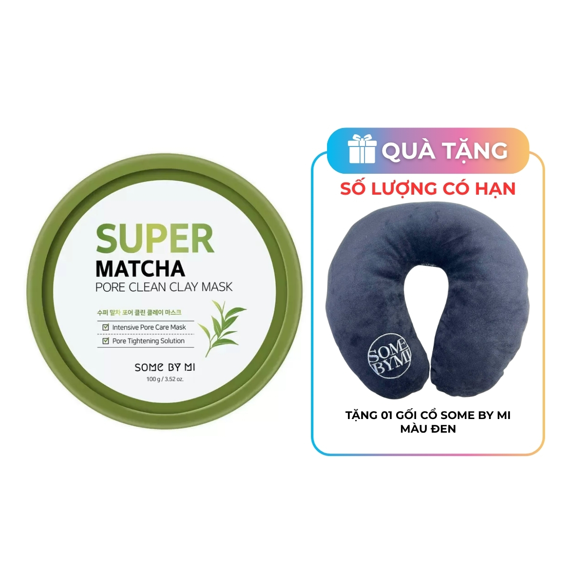 Mặt Nạ Đất Sét Some By Mi Super Matcha Pore Clean Clay Mask 100g