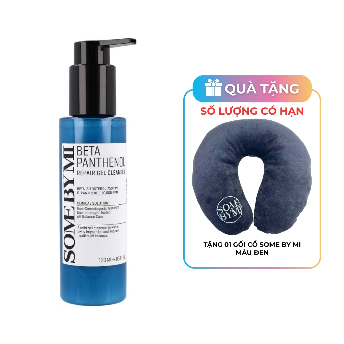 Sữa rửa mặt Some By Mi B5 Beta Panthenol Repair Gel Cleanser Làm Dịu, Phục Hồi Da 120ml