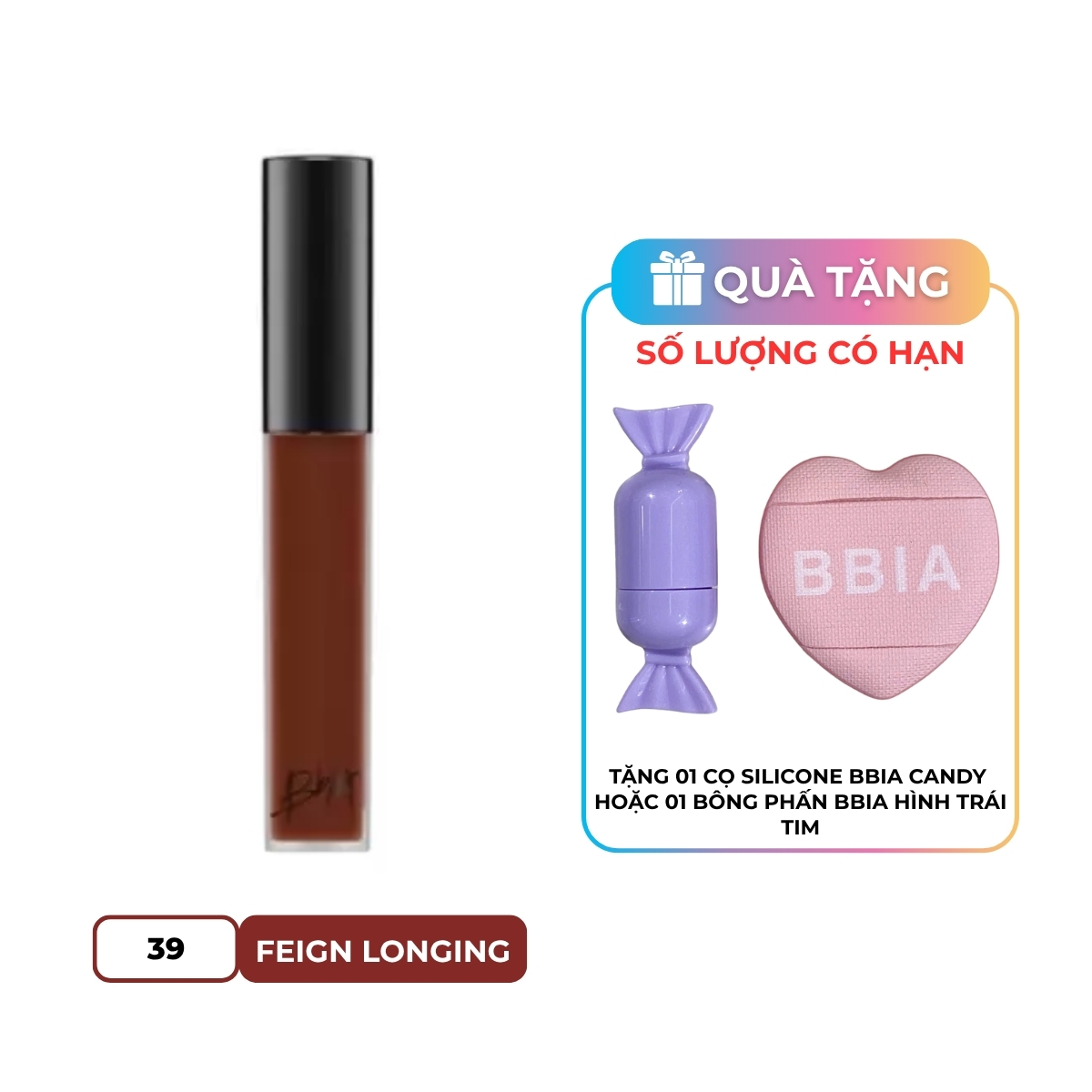 Son Kem BBIA Last Velvet Lip Tint 39 Feign Longing 5g