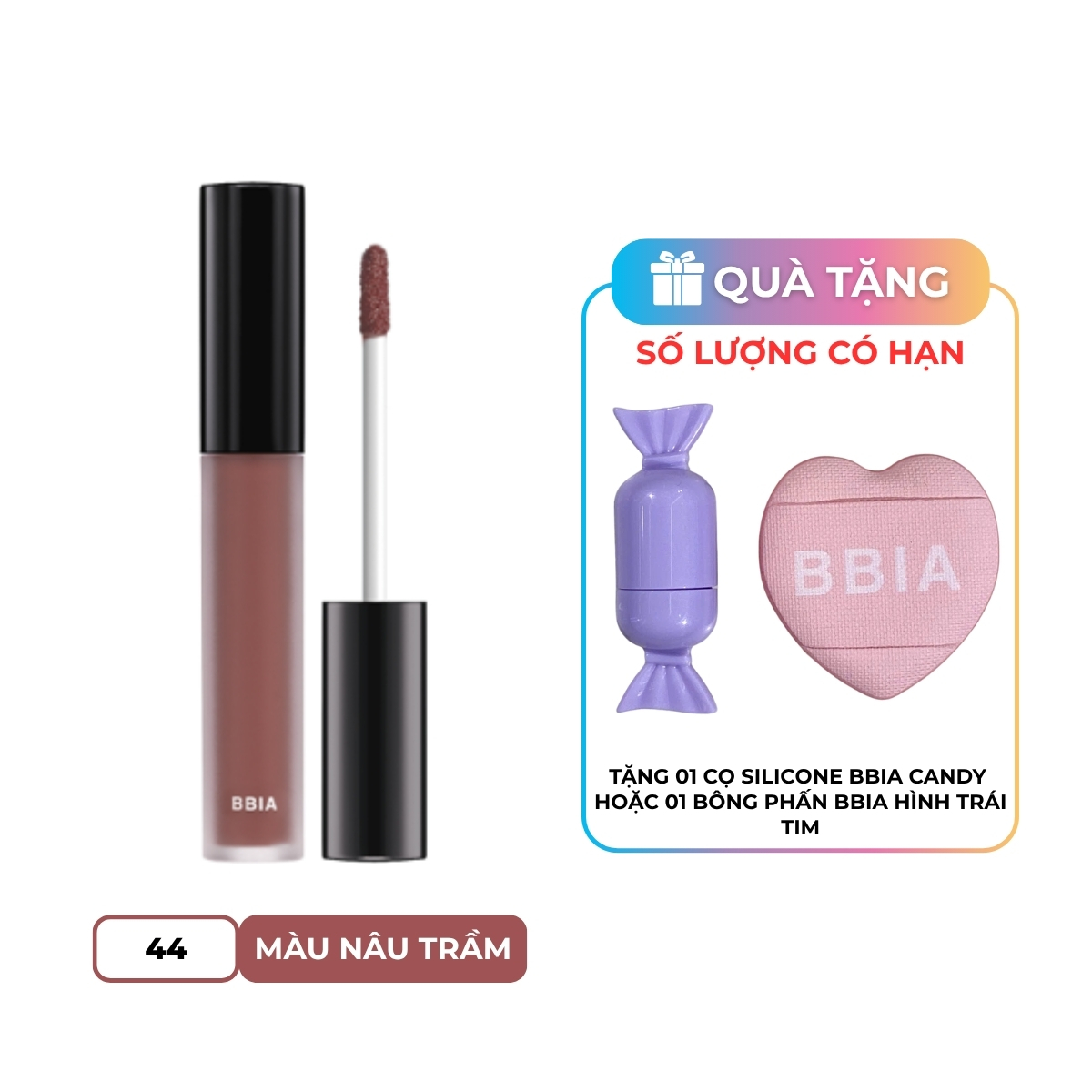 Son Kem BBIA Last Velvet Lip Tint 5g - 44 So Good Mocha