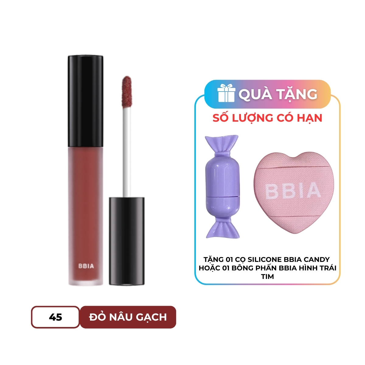 Son Kem BBIA Last Velvet Lip Tint 5g - 45 So Good Brick