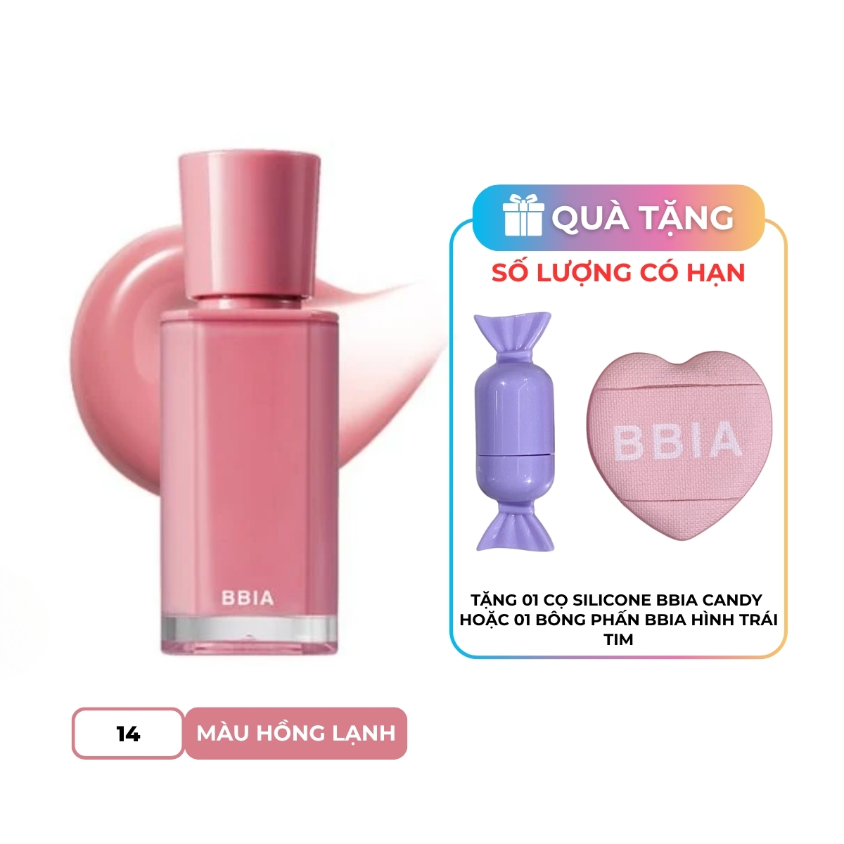 Son Tint Bóng Bbia Glow Tint MLBB Edition 14 Daily