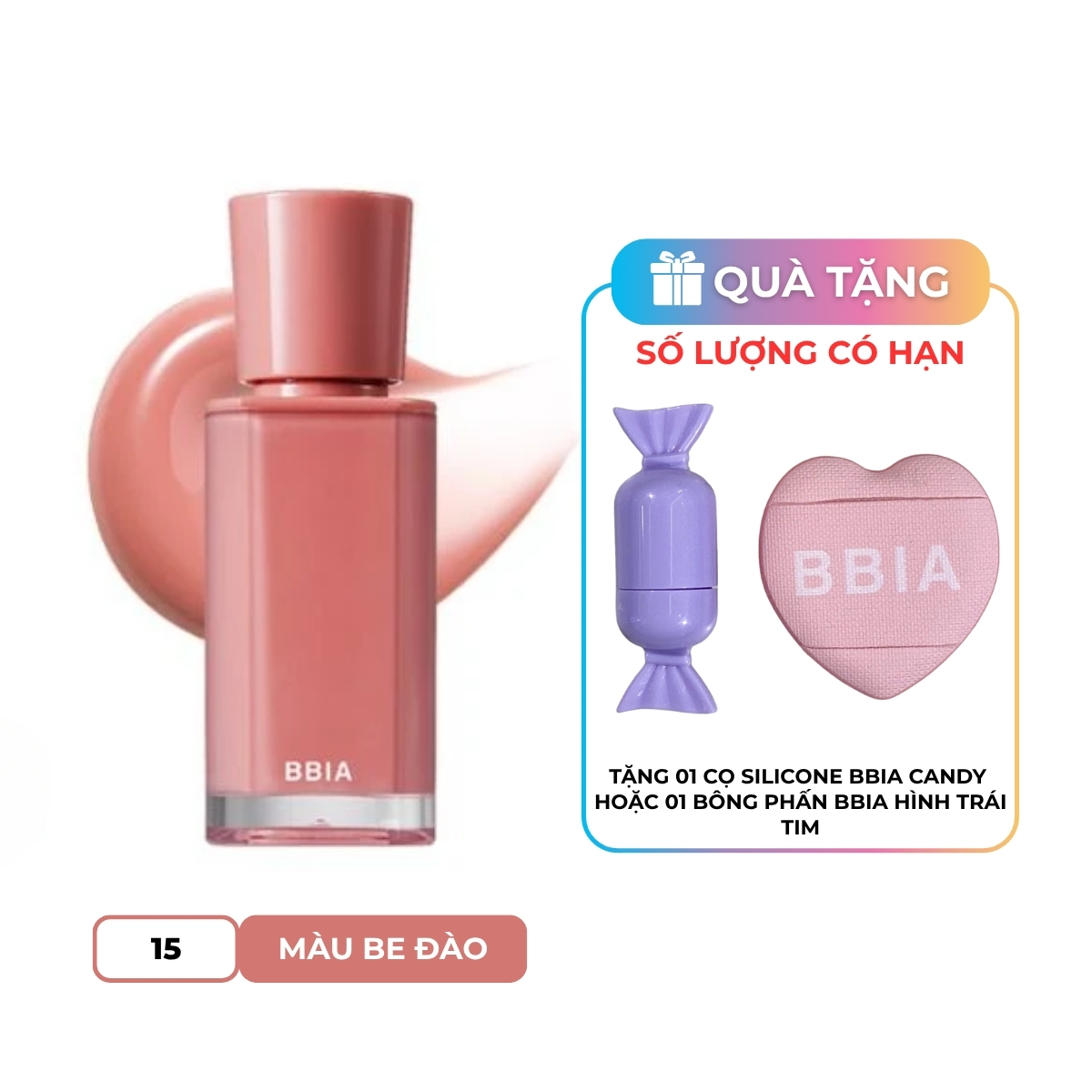 Son Tint Bóng Bbia Glow Tint MLBB Edition 15 Spring