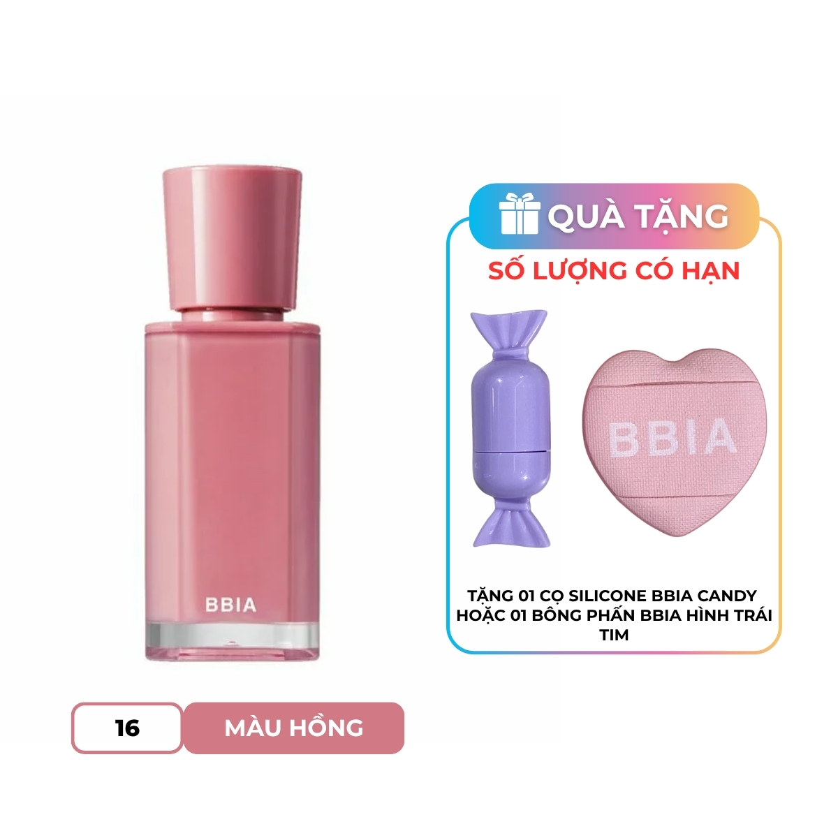 Son Tint Bóng Bbia Glow Tint MLBB Edition 16 Summer