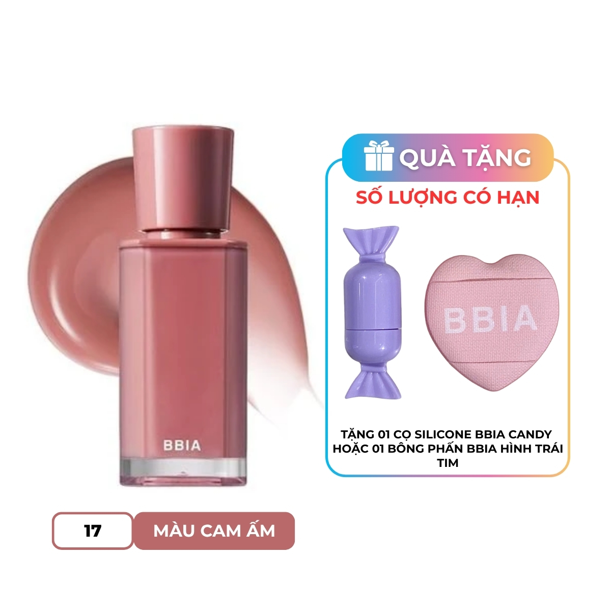 Son Tint Bóng Bbia Glow Tint MLBB Edition 17 Autumn