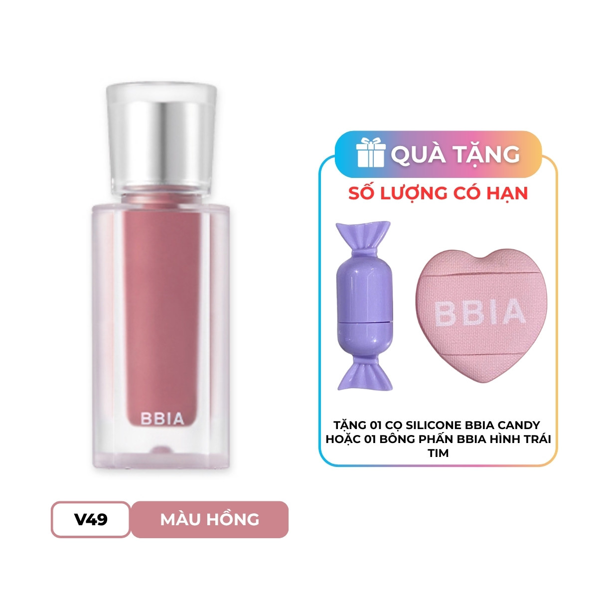 Son Kem Lì Bbia Last Velvet Tint MLBB Edition V49 Rosy Life