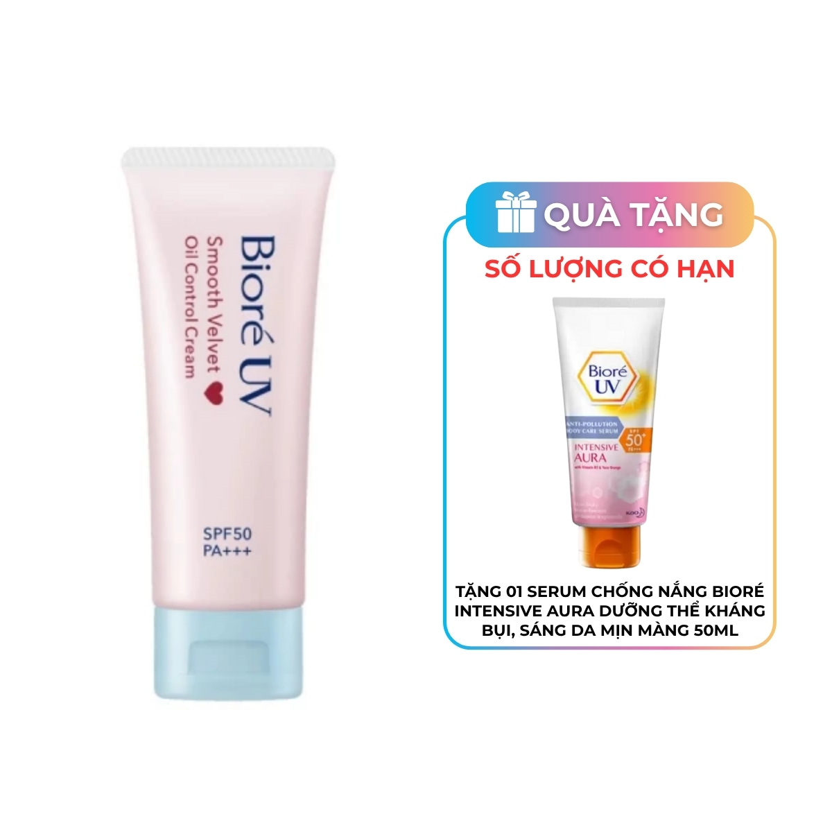 Chống Nắng Bioré Kiểm Soát Bóng Nhờn Dạng Kem SPF50 PA+++ 30g