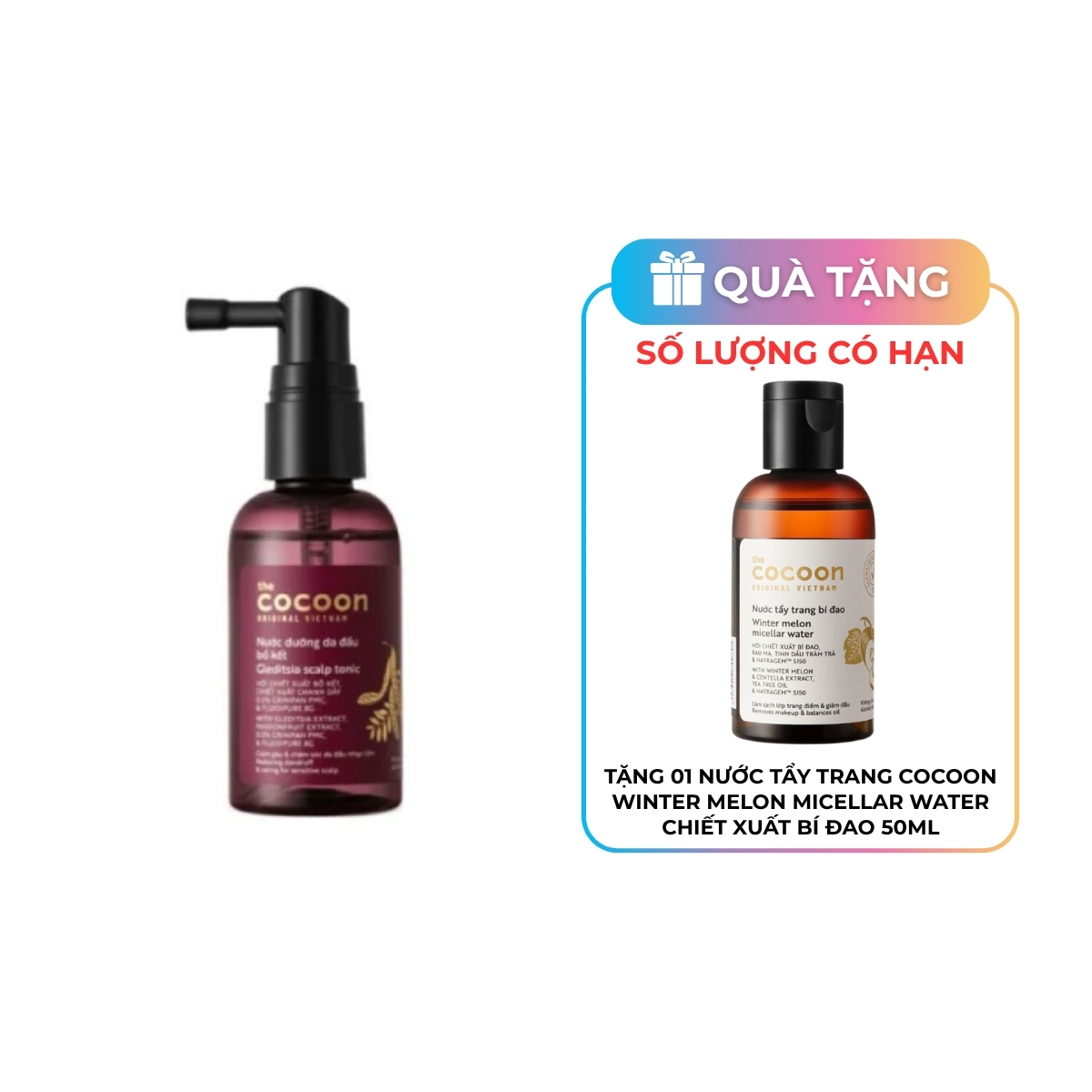 Nước Dưỡng Da Đầu Cocoon Bồ Kết Gleditsia Sclap Tonic 50ml