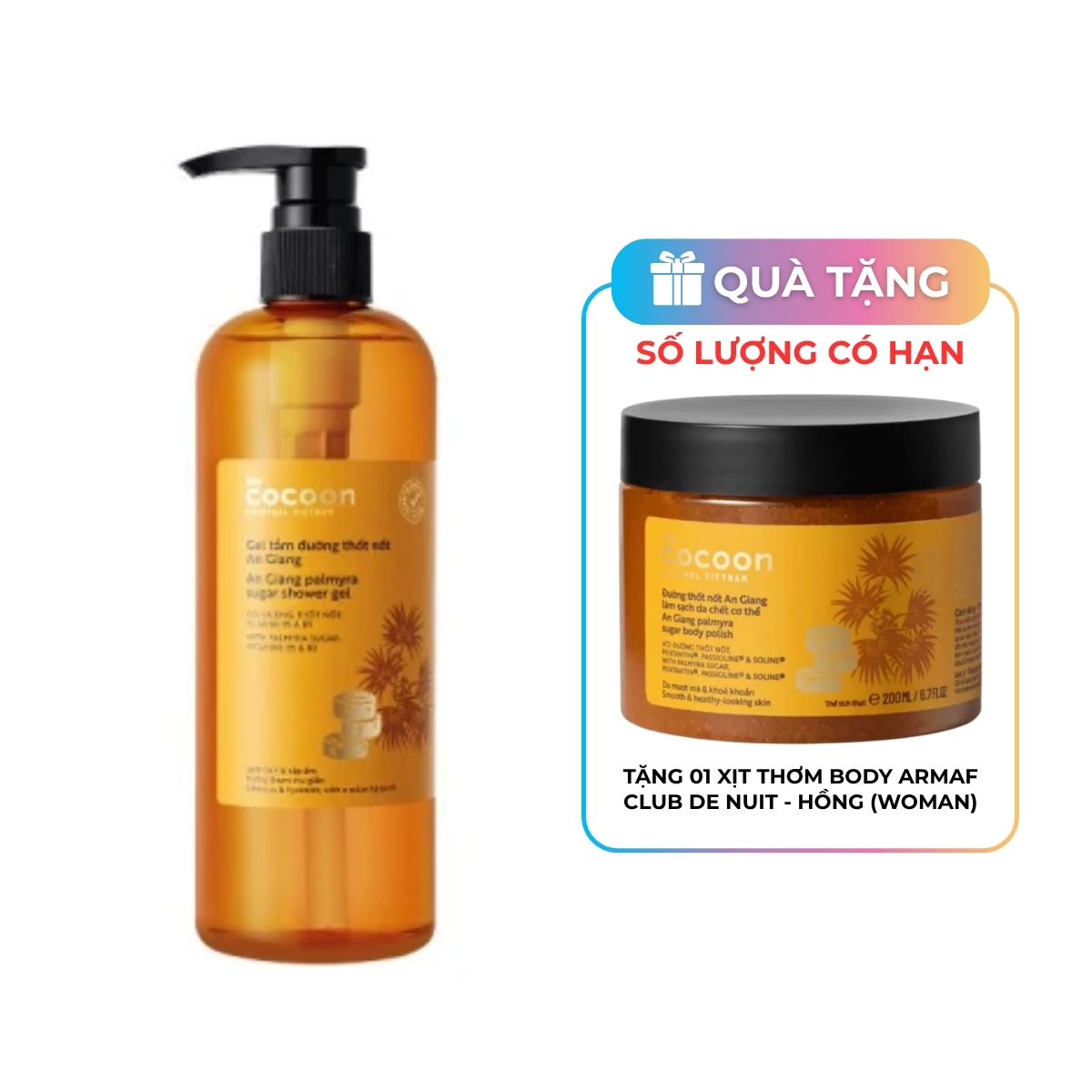 Gel Tắm Cocoon Đường Thốt Nốt 500ml