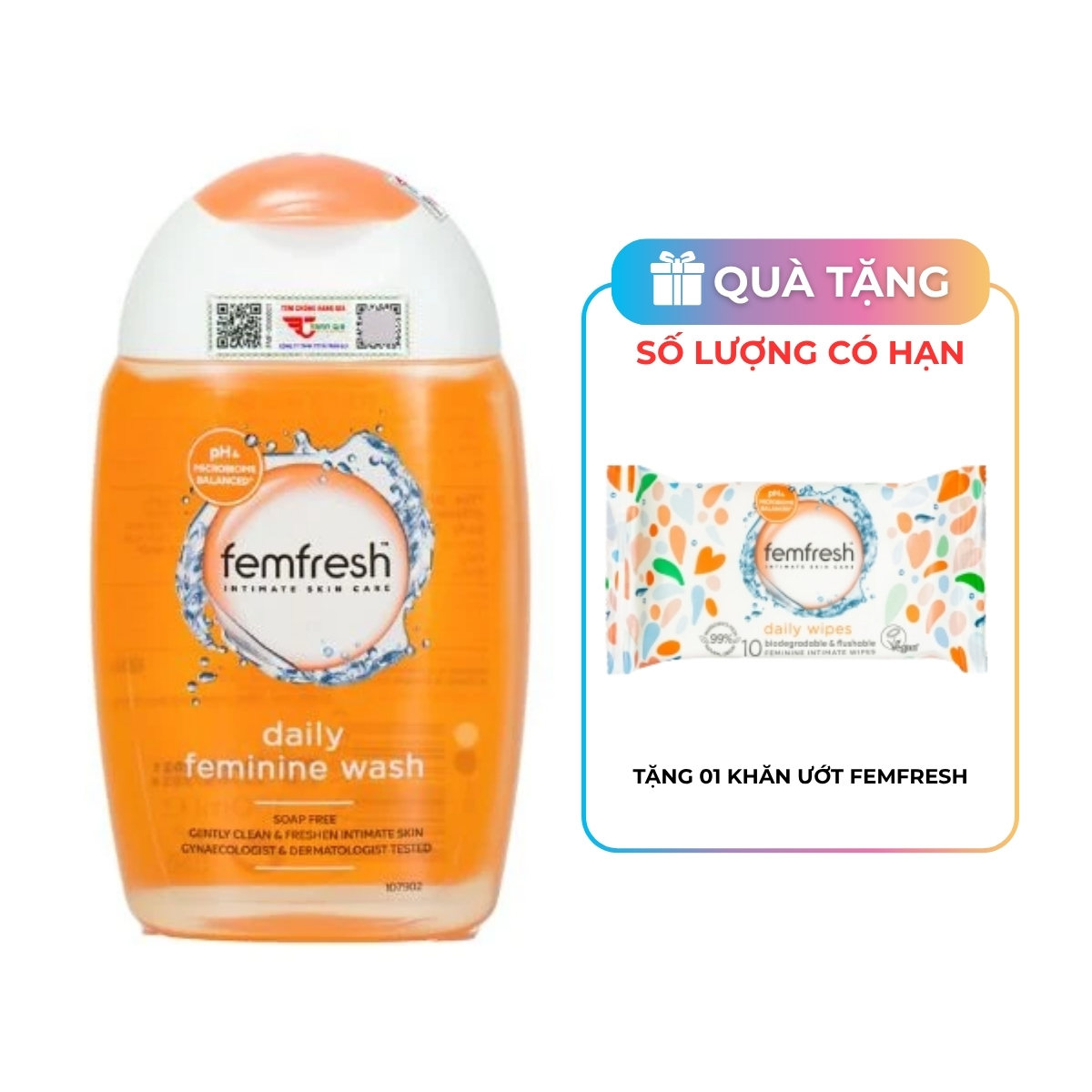 Dung Dịch Vệ Sinh Femfresh Daily Intimate Wash 150ml