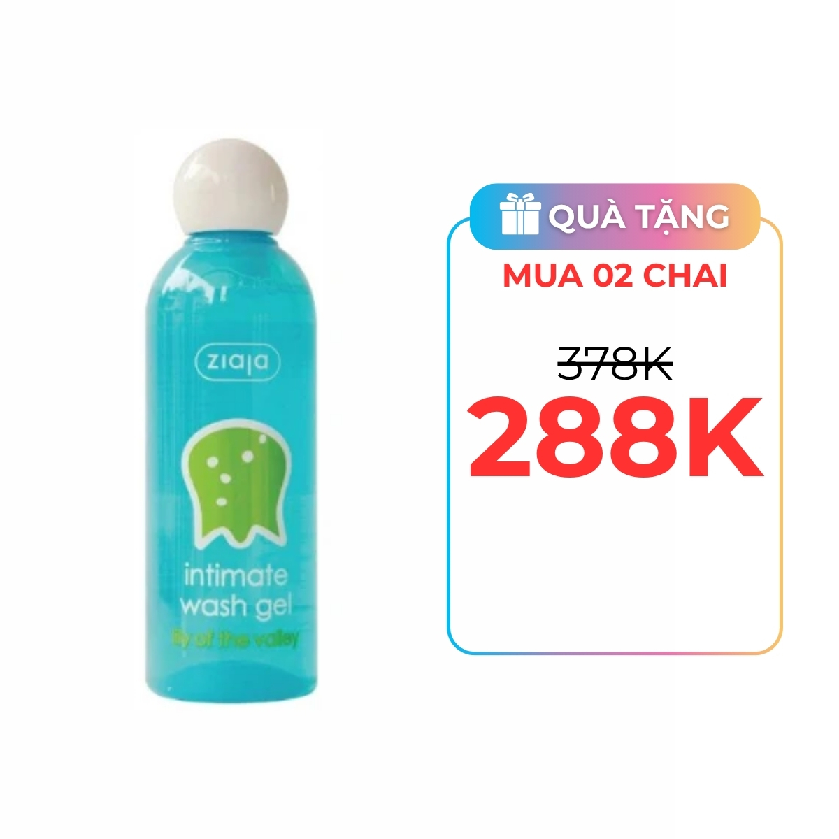 Dung Dịch Vệ Sinh Ziaja Intimate Wash Gel Lily of The Valley 200ml (Hoa Lan Chuông)