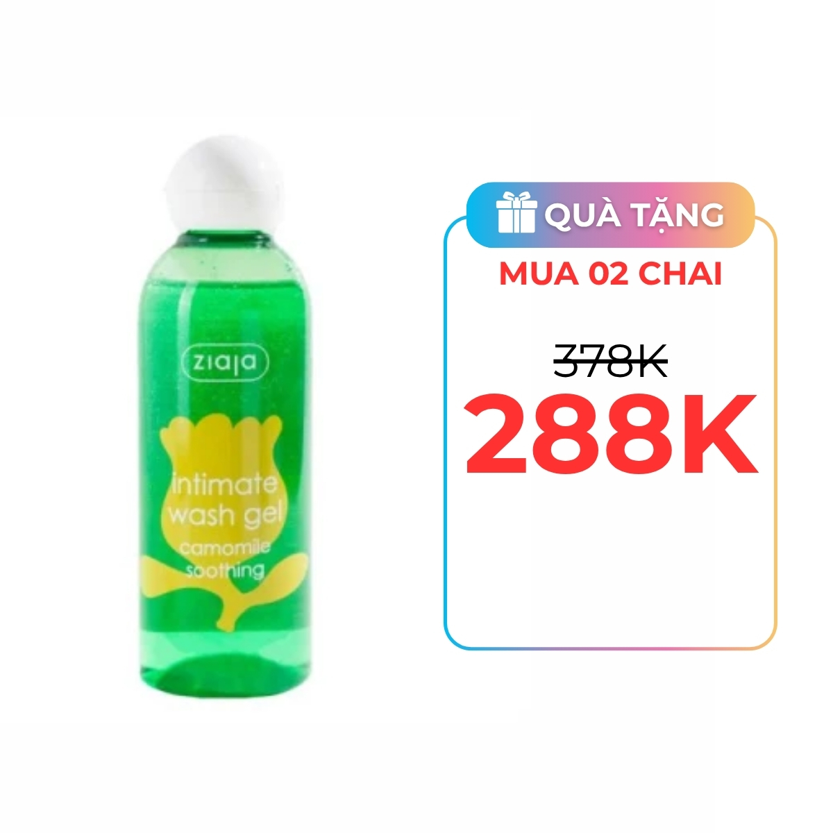 Dung Dịch Vệ Sinh Ziaja Intimate Wash Gel Camomile Soothing 200ml (Cúc La Mã)