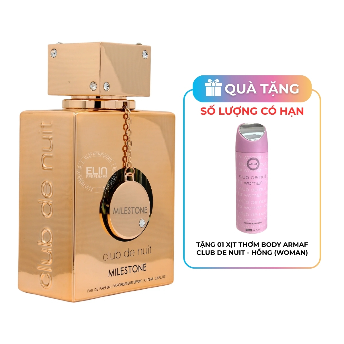 Nước Hoa Armaf Club De Nuit Milestone EDP Unisex 105ml