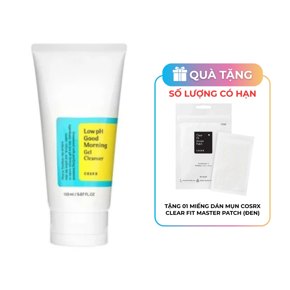 Sữa Rửa Mặt Cosrx Low pH Good Morning Gel Cleanser 150ml