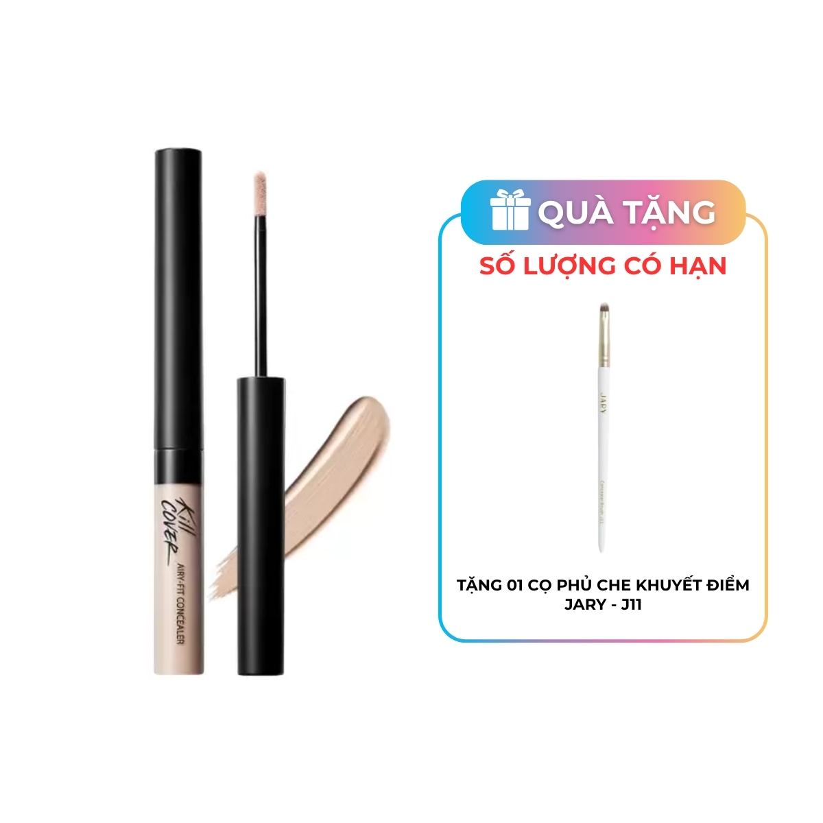 Che Khuyết Điểm Clio Airy-Fit Concealer - 2BP Lingerie