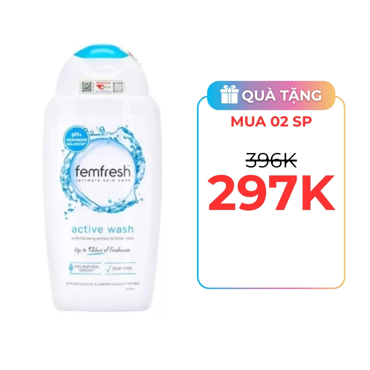 Dung Dịch Vệ Sinh Phụ Nữ Femfresh Daily - Fresh Wash 250ml