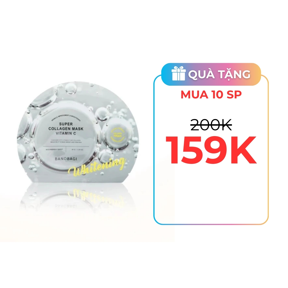 Mặt Nạ Banobagi Super Collagen Mask Vitamin C Whitening Sáng Da 30g