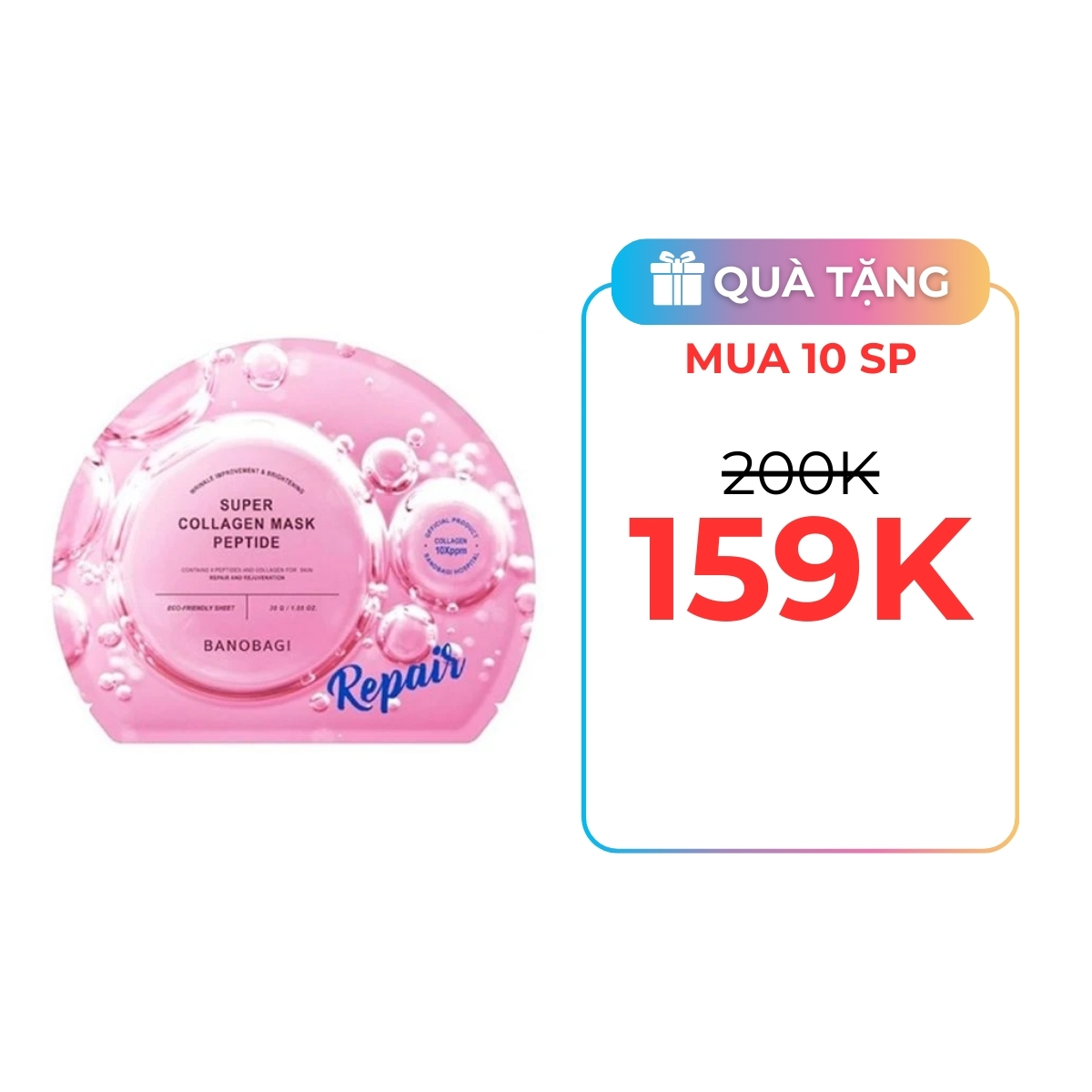 Mặt Nạ Banobagi Super Collagen Mask 30g - Peptide Repair