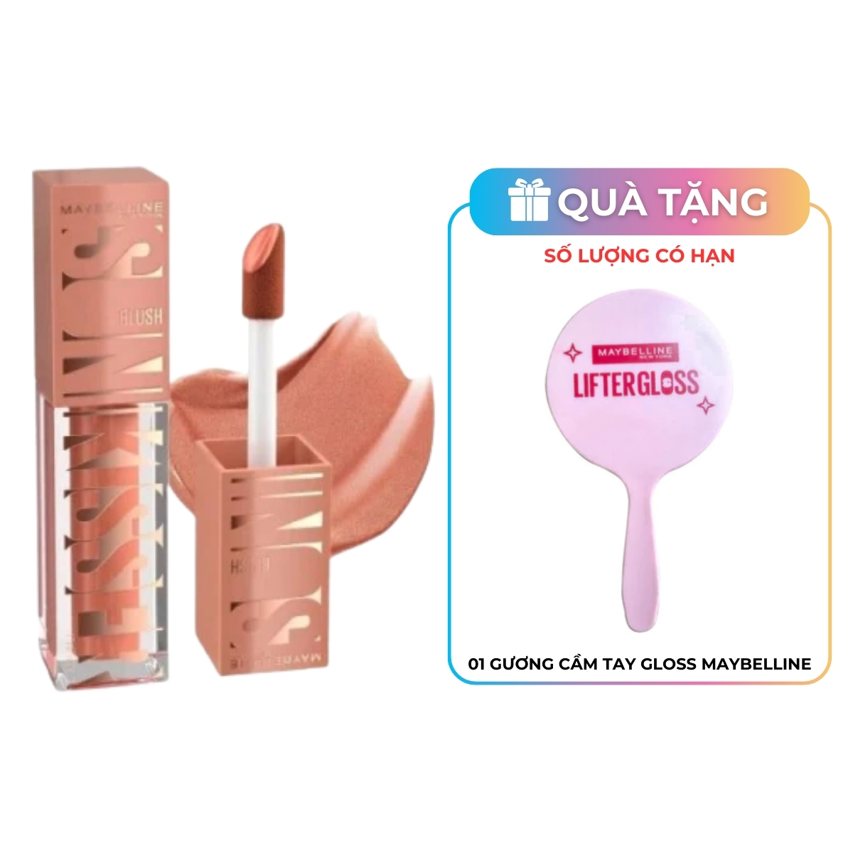 Má Hồng Dạng Kem Maybelline New York Sunkisser Blush - 08 Shades On