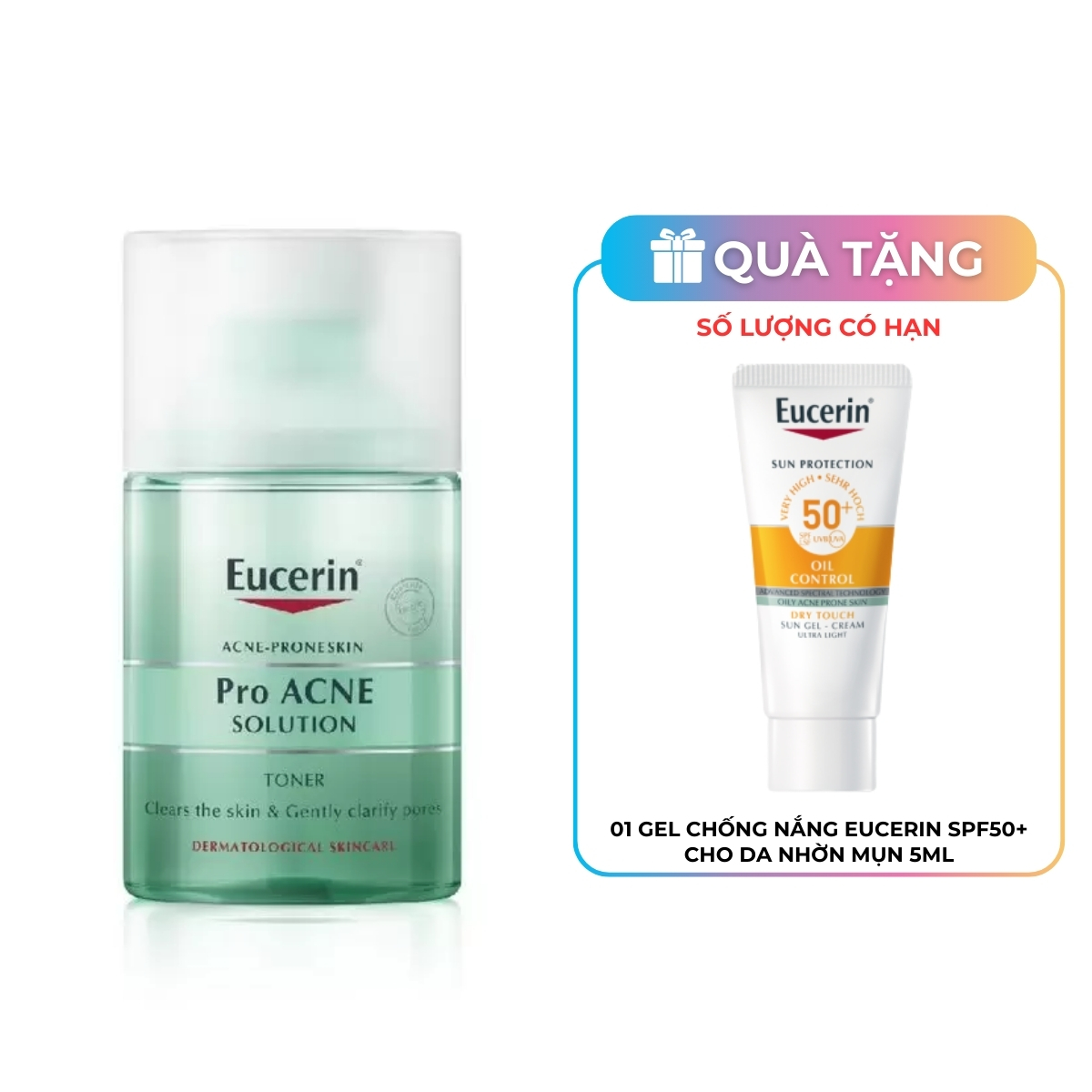 Nước Cân Bằng Eucerin Pro ACNE Solution Toner Dành Cho Da Mụn 100ml