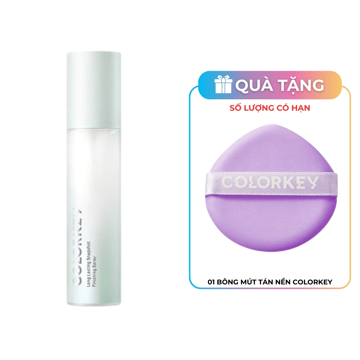 Xịt Khóa Nền Colorkey Long Lasting Snapshot Finishing Spray 100ml