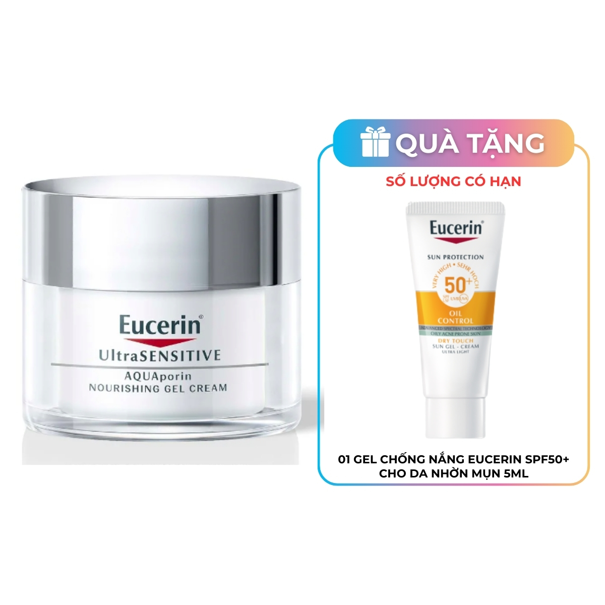 Kem Dưỡng Ẩm Eucerin Aquaporin Active Cho Da Thường Đến Da Hỗn Hợp 50ml (Mã Mới)