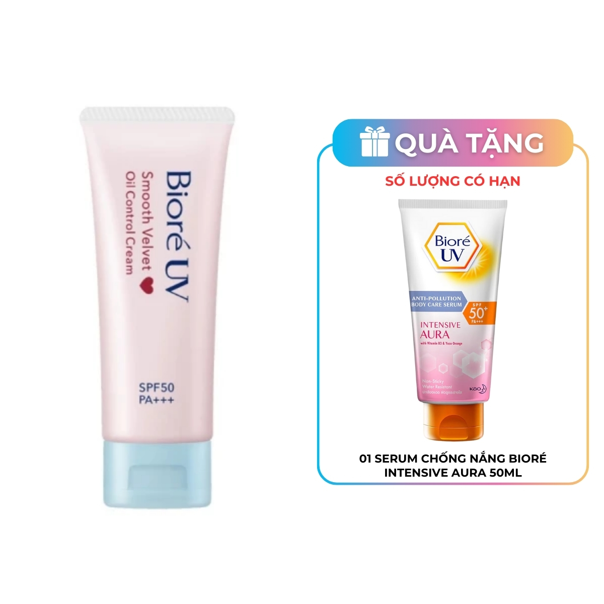 Chống Nắng Bioré Kiểm Soát Bóng Nhờn Dạng Kem SPF50 PA+++ 30g