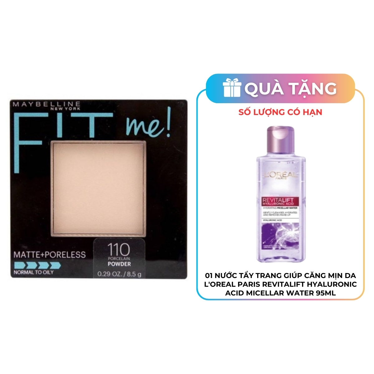 Phấn Phủ Maybelline Fit Me Mịn Lì - 110