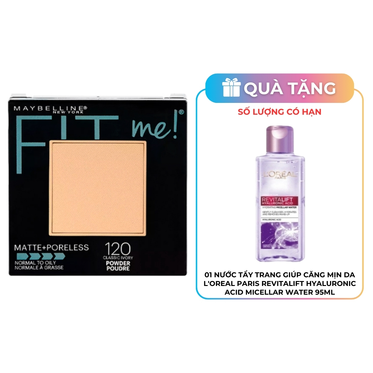 Phấn Phủ Maybelline Fit Me Mịn Lì - 120