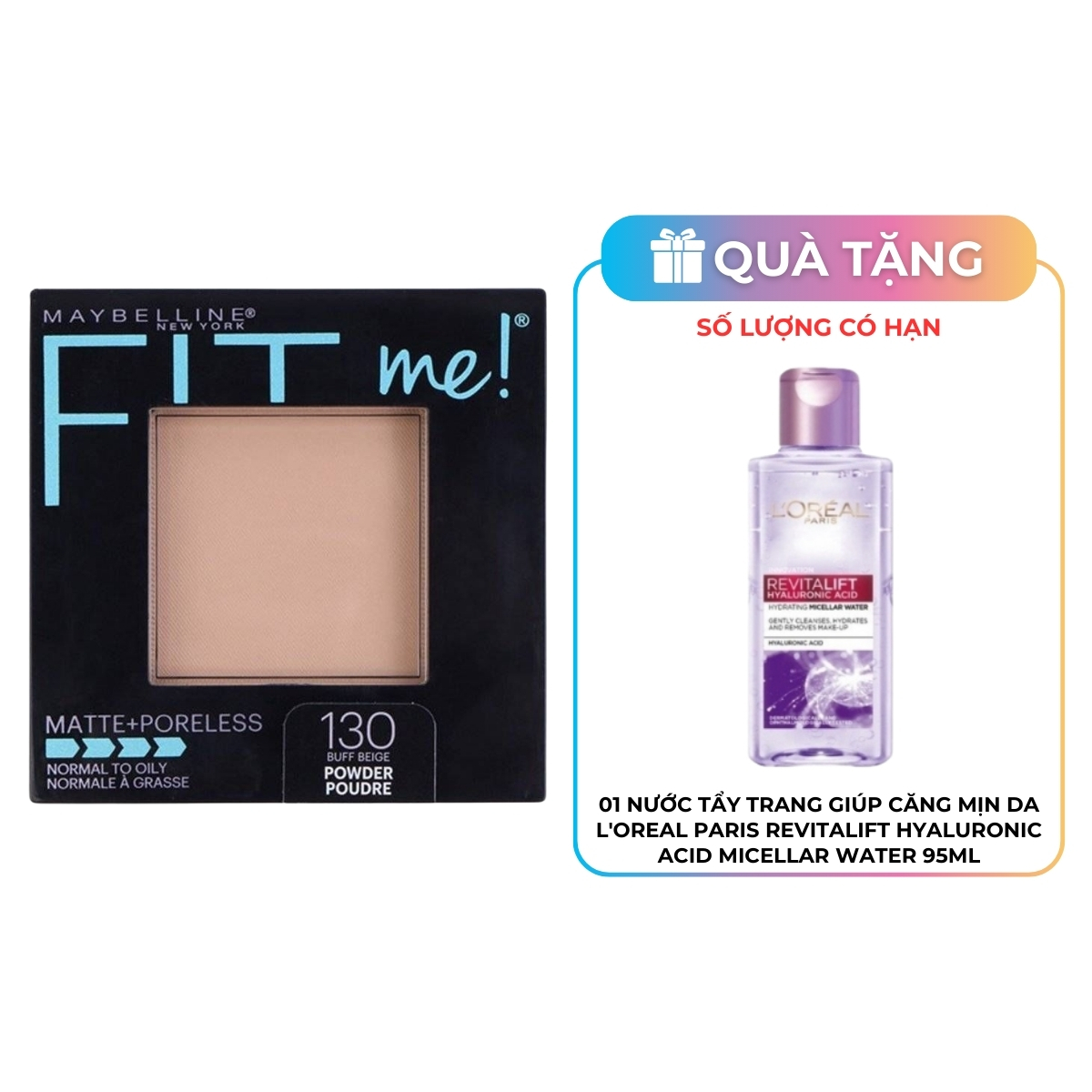 Phấn Phủ Maybelline Fit Me Mịn Lì - 130